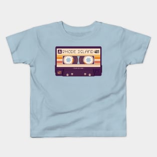 Rhode Island Retro Four Oh One Kids T-Shirt